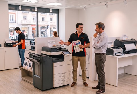 🖨️ ¿Qué tipo de impresoras se pueden incluir en un renting?